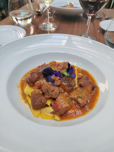 Papardele com ragu de javali