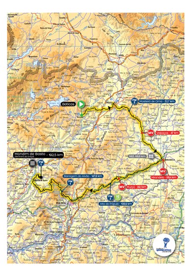 4º Etapa - Boticas - Mondim de Basto (Srª da Graça) [192,5 Km)