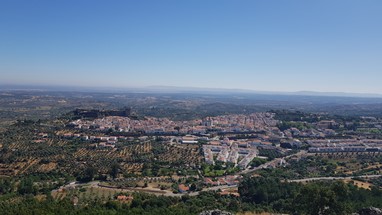 Vista panorâmica de Castelo de Vide