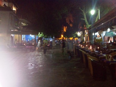 Passeio noturno.