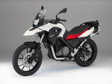 BMW G650GS - branco/vermelho