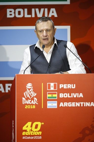 Etienne Lavigne - Director de prova do Rally Dakar 2018