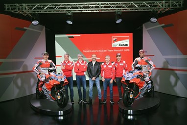 Jorge Lorenzo, Paolo Ciabatti, Luigi Dall'Igna, Claudio Domenicali, Davide Tardozzi, Michele Pirro, Andrea Dovizioso