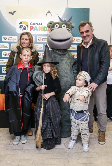 Pedro Carvalhas, Ana, Bernardo, Maria e Manuel