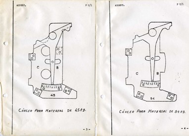 «Desenhos técnicos retirados de um manual de formação do pessoal das vias.», Carla Filipe