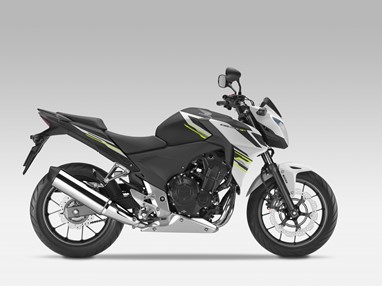 2015 CB500F Gunpowder Black Metallic/Matt Summit White