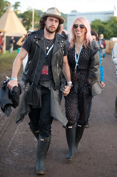 Aaron Talor Johnson e Sam Taylor Johnson - Glastonbury 2015