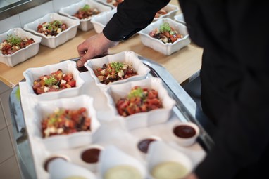 Salada tomate queijo azeitona