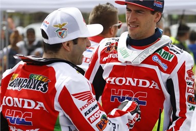 Paulo Gonçalves e Joan Barreda