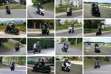 X-Max 400, X-Max 250, J300 e Forza 300