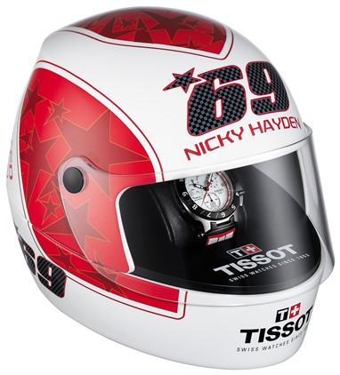 Caixa Tissot T-Race MotoGP Edição Limitada 2013 Nicky Hayden 