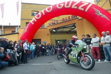 Moto Guzzi Open House em Mandello del Lario