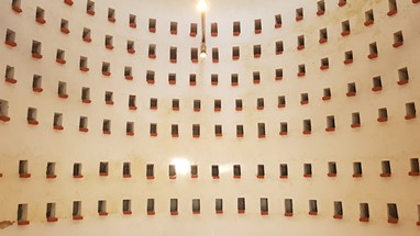 Falcoaria Real - Interior do Pombal