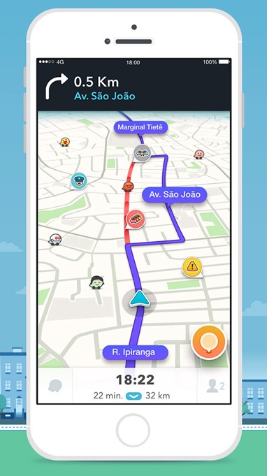 Waze ganha novo modo "motocicleta", que mostra os melhores caminhos para quem vai de moto