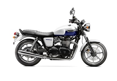 Bonneville 2014 Crystal White/Sapphire Blue