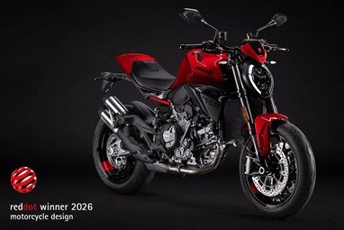 Ducati Monster distinguida com Red Dot Design Award 2026