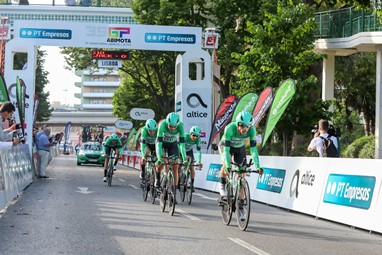 Sporting-Tavira venceu o Contrarrelógio por Equipas que inaugurou hoje o 39.º Grande Prémio ABIMOTA Altice