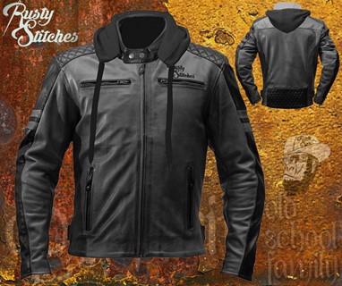 Blusão Rusty Stitches Jari Hooded Cinzento