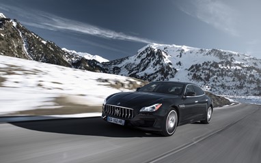 Maserati Quattroporte em Baqueira (Espanha)