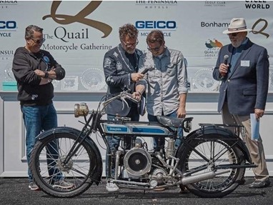 Douglas 4 1/4 de 1928 vencedora categoria motos Antigas