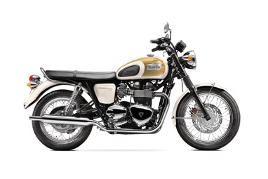 Bonneville T100 Fusion White/Aurum Gold