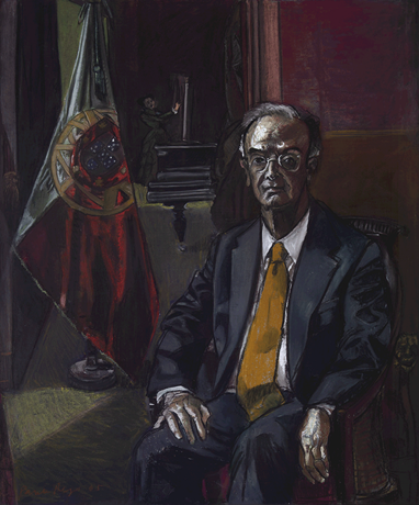 Jorge Sampaio (2005) | Pastel sobre papel | Coleção Particular