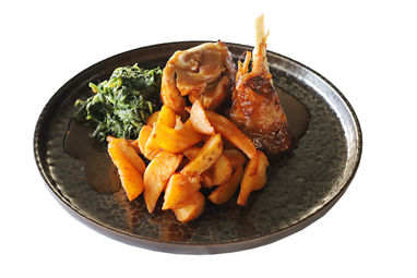 Perna de cabrito à moda de Braga