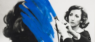 Helena Almeida. Pintura Habitada, 1975. Col. Fundação de Serralves - Museu de Arte Contemporânea, Porto. Foto: Filipe Braga, © Fundação de Serralves, Porto 