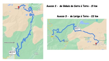 Acessos de Unhais e de Loriga