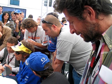 Graziano segue sempre Valentino atentamente