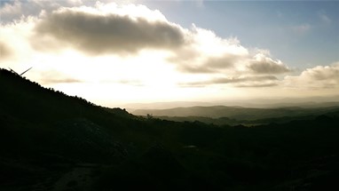 Caramulinho - por-do-sol e final de jornada