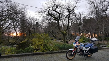 Pôr do Sol na Penha e a AT