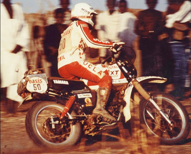 Cyril Neveu concedeu à Yamaha XT500 o título de primeira vencedora do Dakar