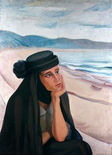 © Guilherme Filipe (1897-1971)  Mulher da Praia, s.d. Óleo sobre tela MDJM 63 Pint. 