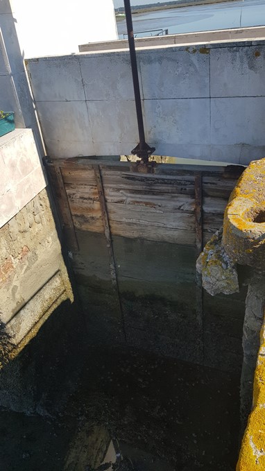 Moinho de Marés de Mouriscas - comporta