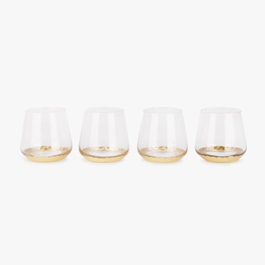 Copo dourado Bliss - conjunto de 4 - PVP: 19,99€