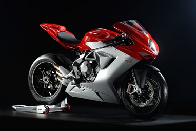 MV Agusta F3 800 vermelho/prateado
