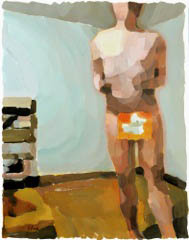 LiFang - Chinese Nude-N15-92x73cm oil on canvas