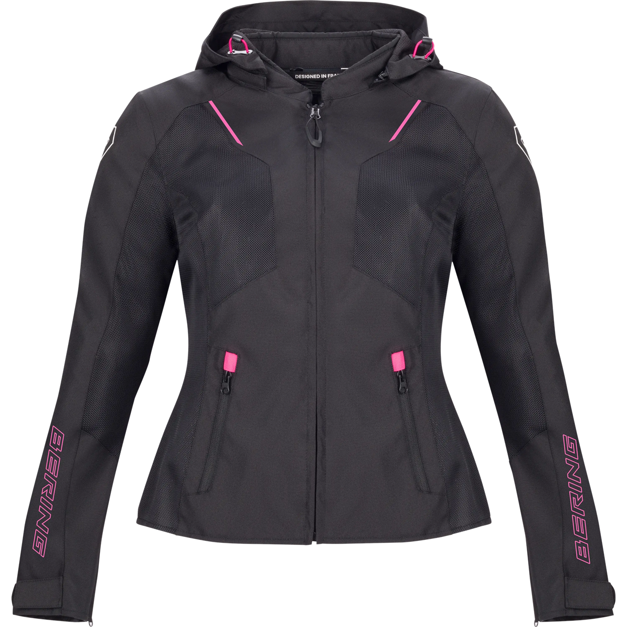 Blusão BERING Lady WING Preto/Rosa | Blusões