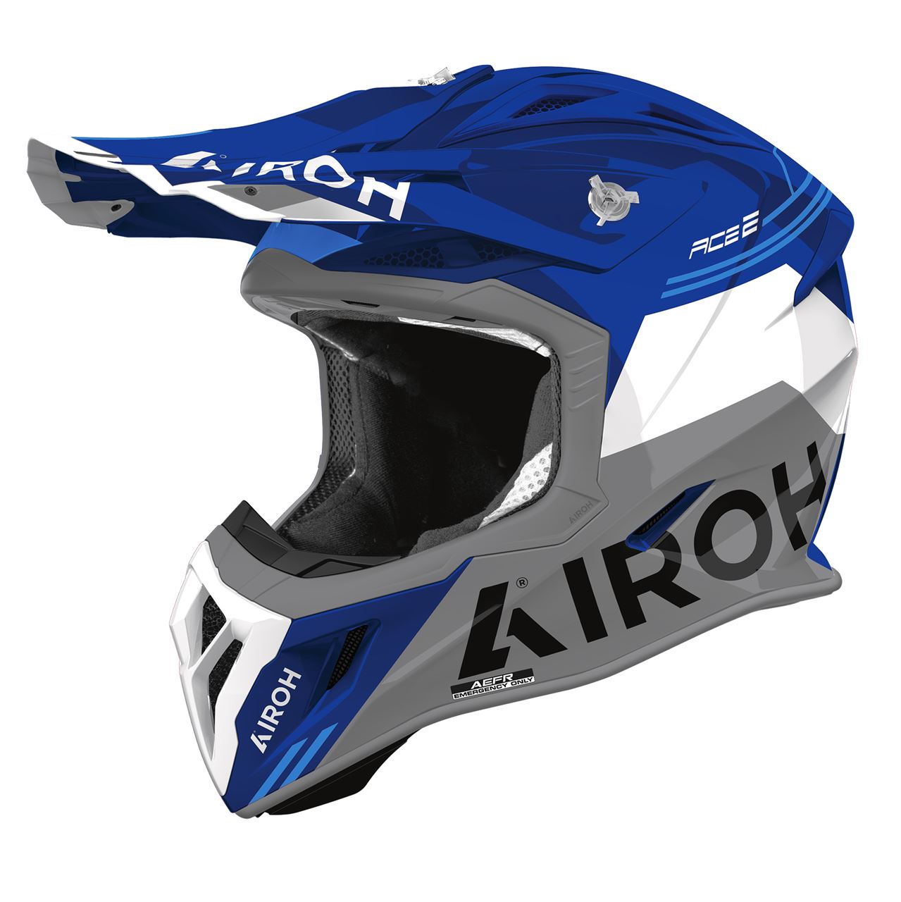 Capacete AIROH AVIATOR ACE 2 FURY Azul Gloss | Capacete Offroad