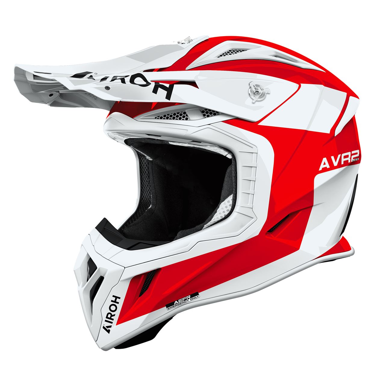 Capacete AIROH AVIATOR ACE 2 IRON Vermelho Gloss | Capacete Offroad