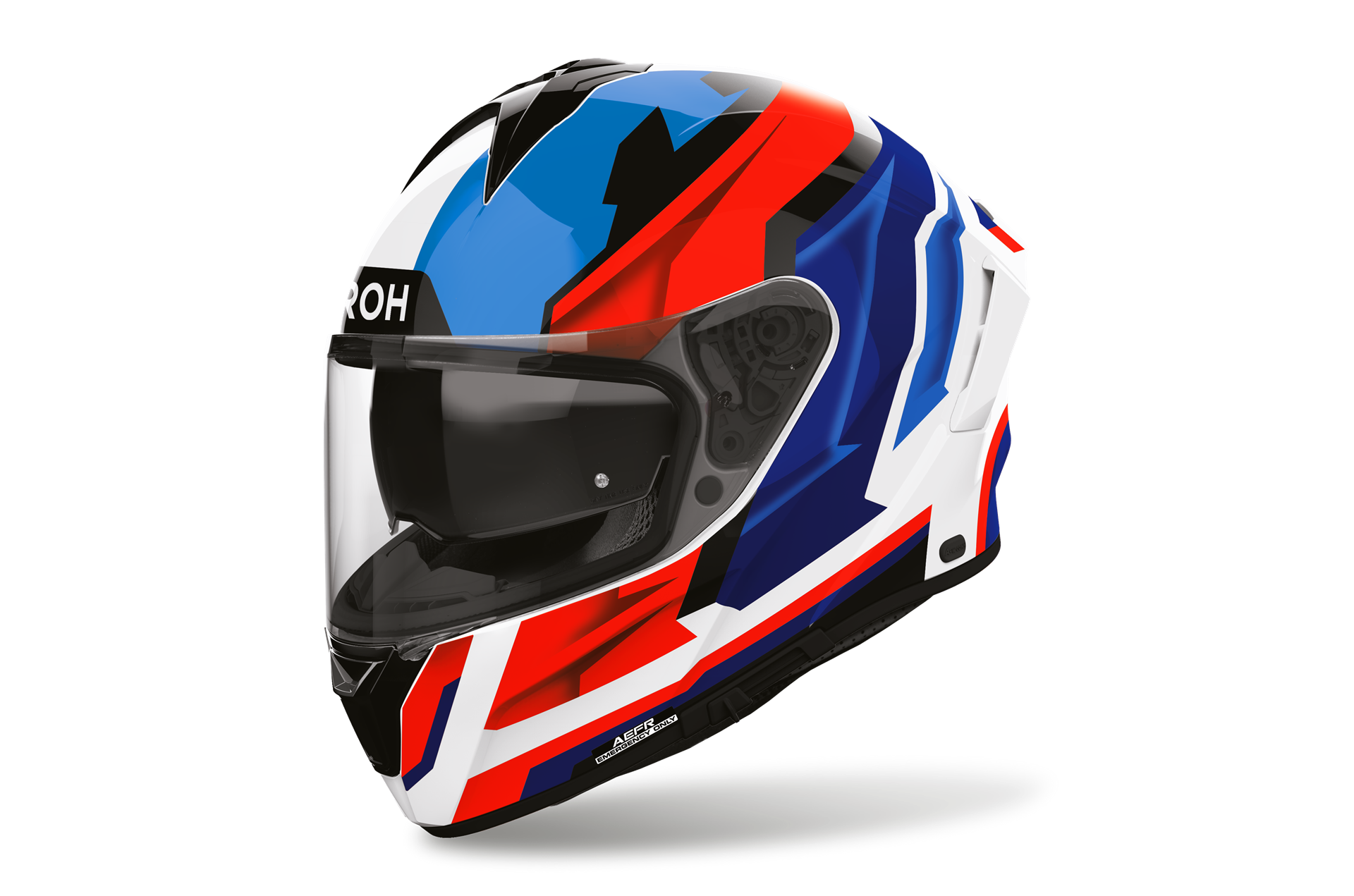 Capacete AIROH SPARK 2 BLADE Azul/Vermelho | Capacete Offroad