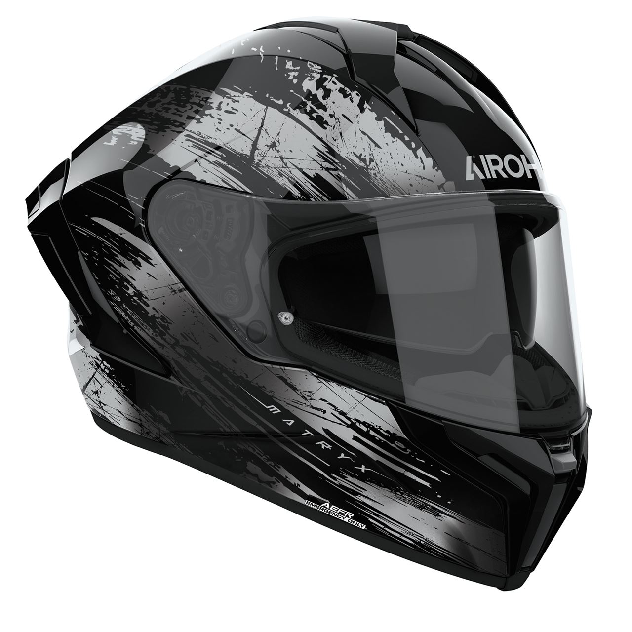 AIROH Capacete MATRYX REFLEX Cinza Gloss | Capacete Integral