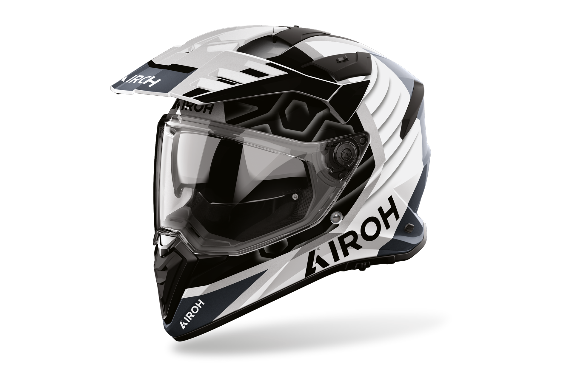 Capacete AIROH BADX-X CUBE Cinza | Capacete Modular