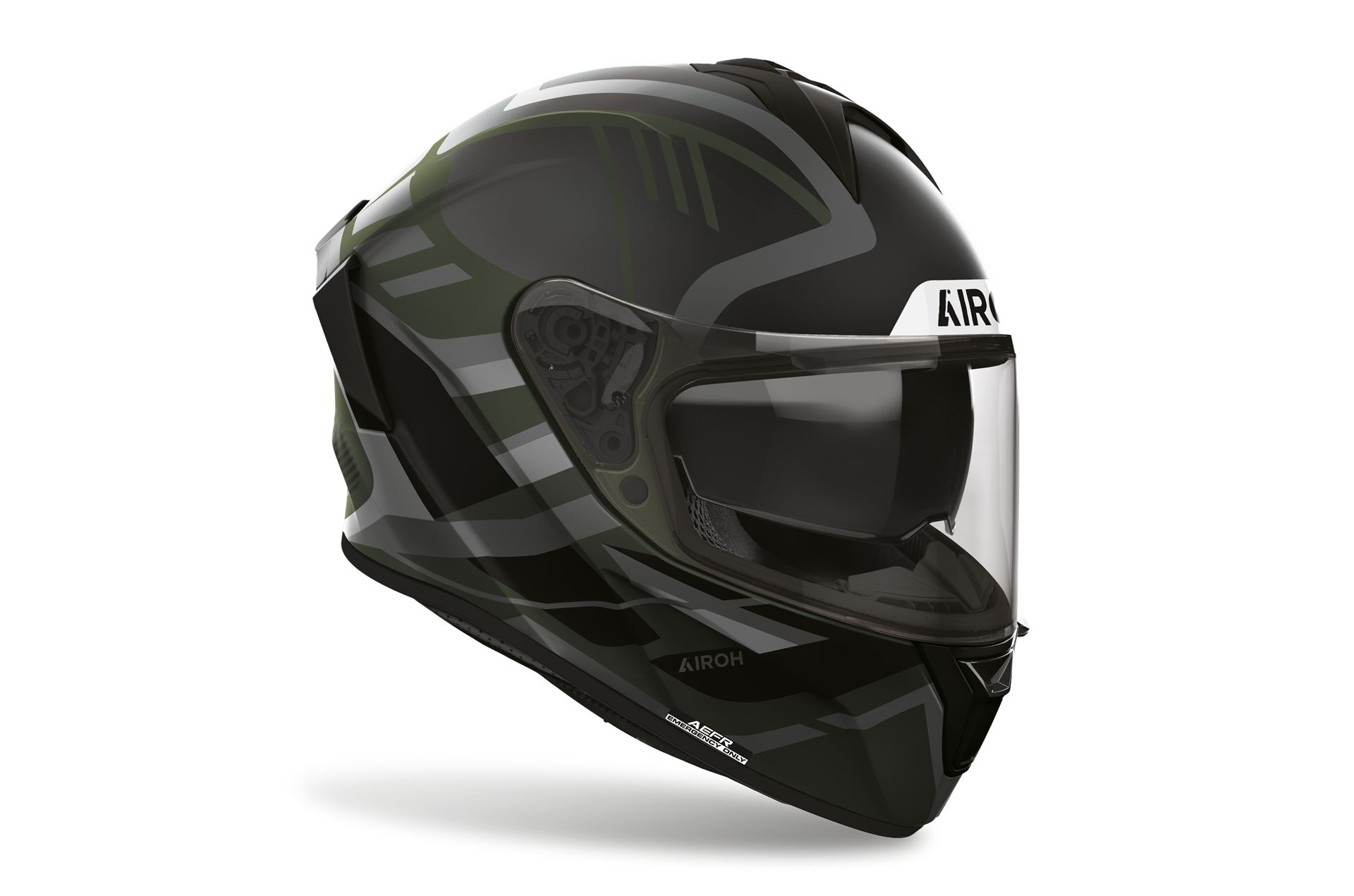 Capacete AIROH SPARK 2 LUMA Verde Militar Mate | Capacete Offroad