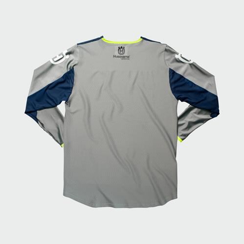 Husqvarna Railed Shirt Grey | Camisolas