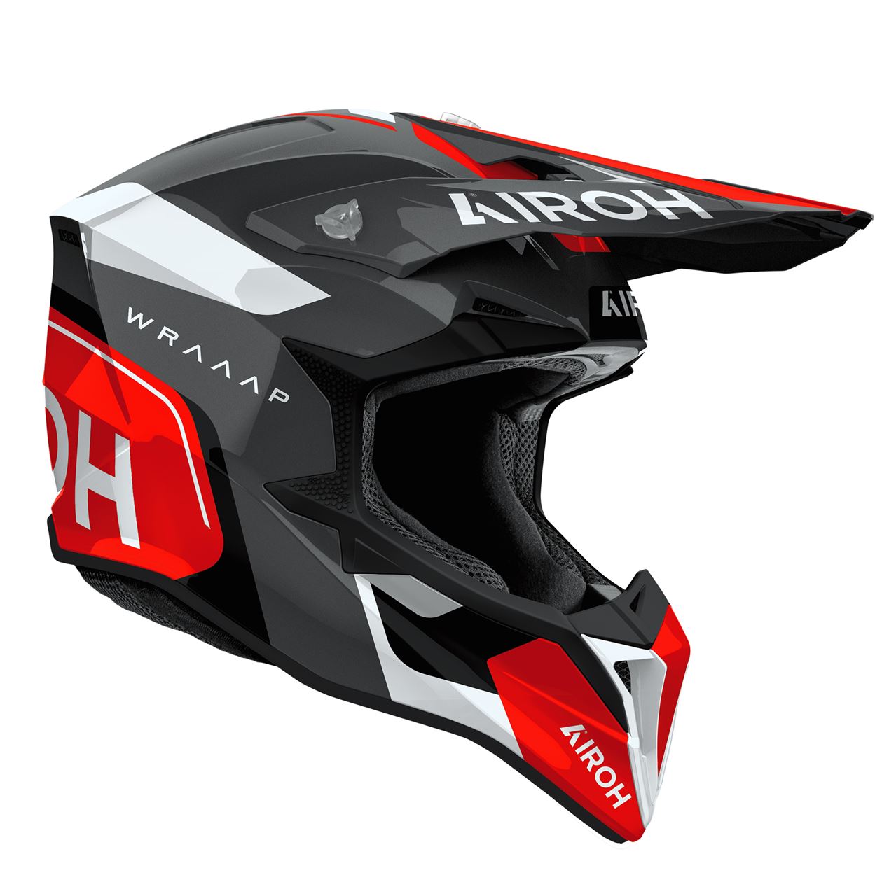 Capacete AIROH WRAAAP CONQUER Vermelho Gloss | Capacete Offroad