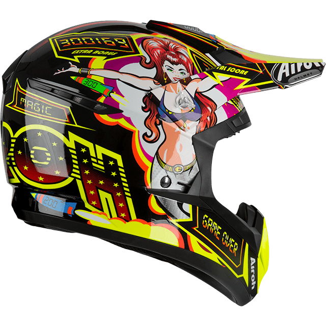 Capacete SWITCH FLIPPER Gloss AIROH 2019 | Capacete Offroad