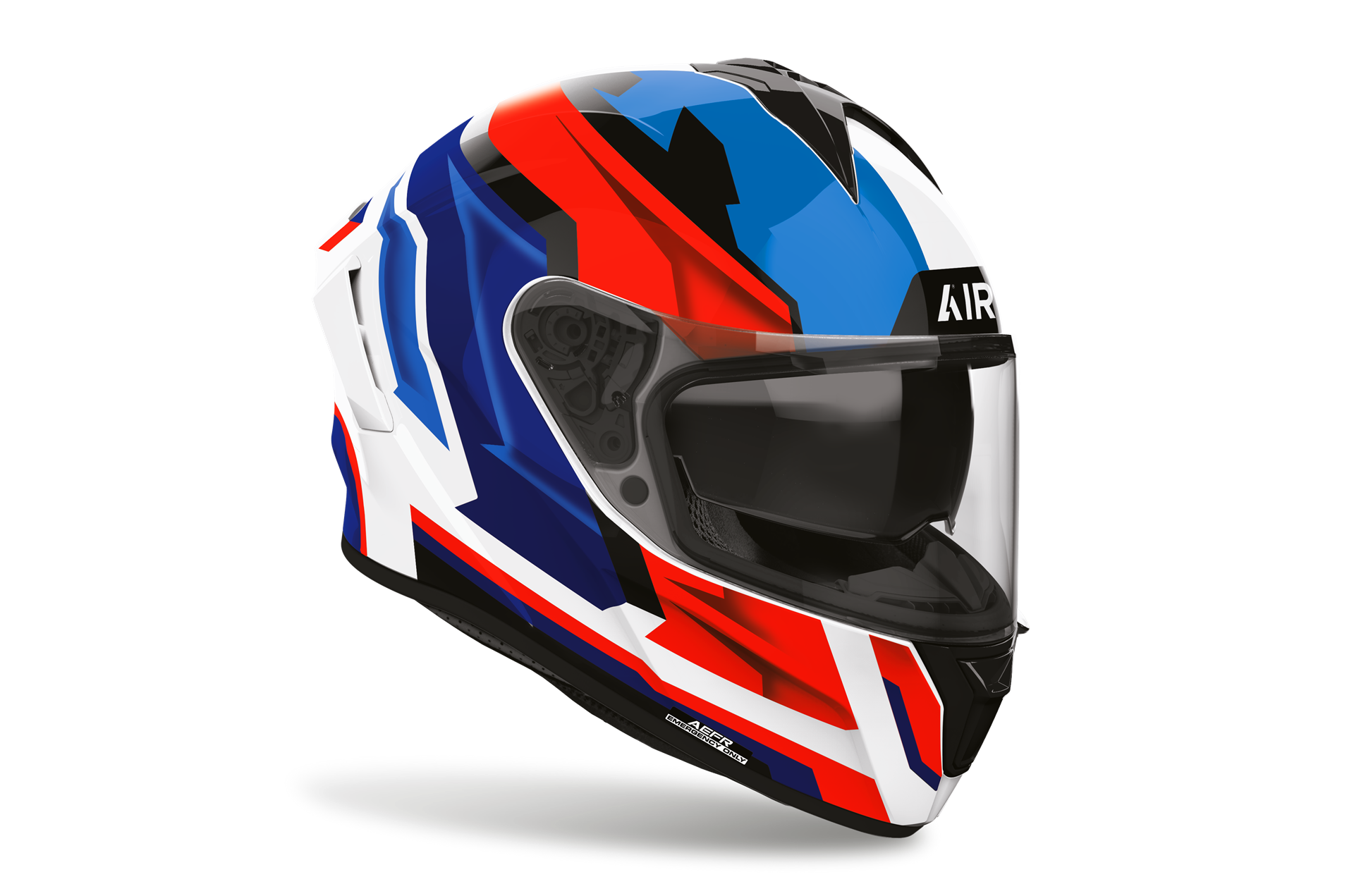 Capacete AIROH SPARK 2 BLADE Azul/Vermelho | Capacete Offroad