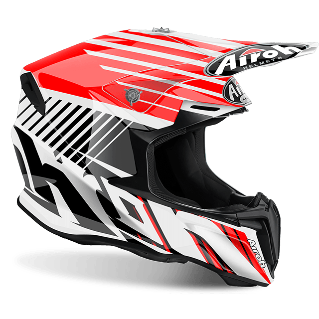 AIROH Capacete TWIST STRANGE Vermelho | Capacete Offroad